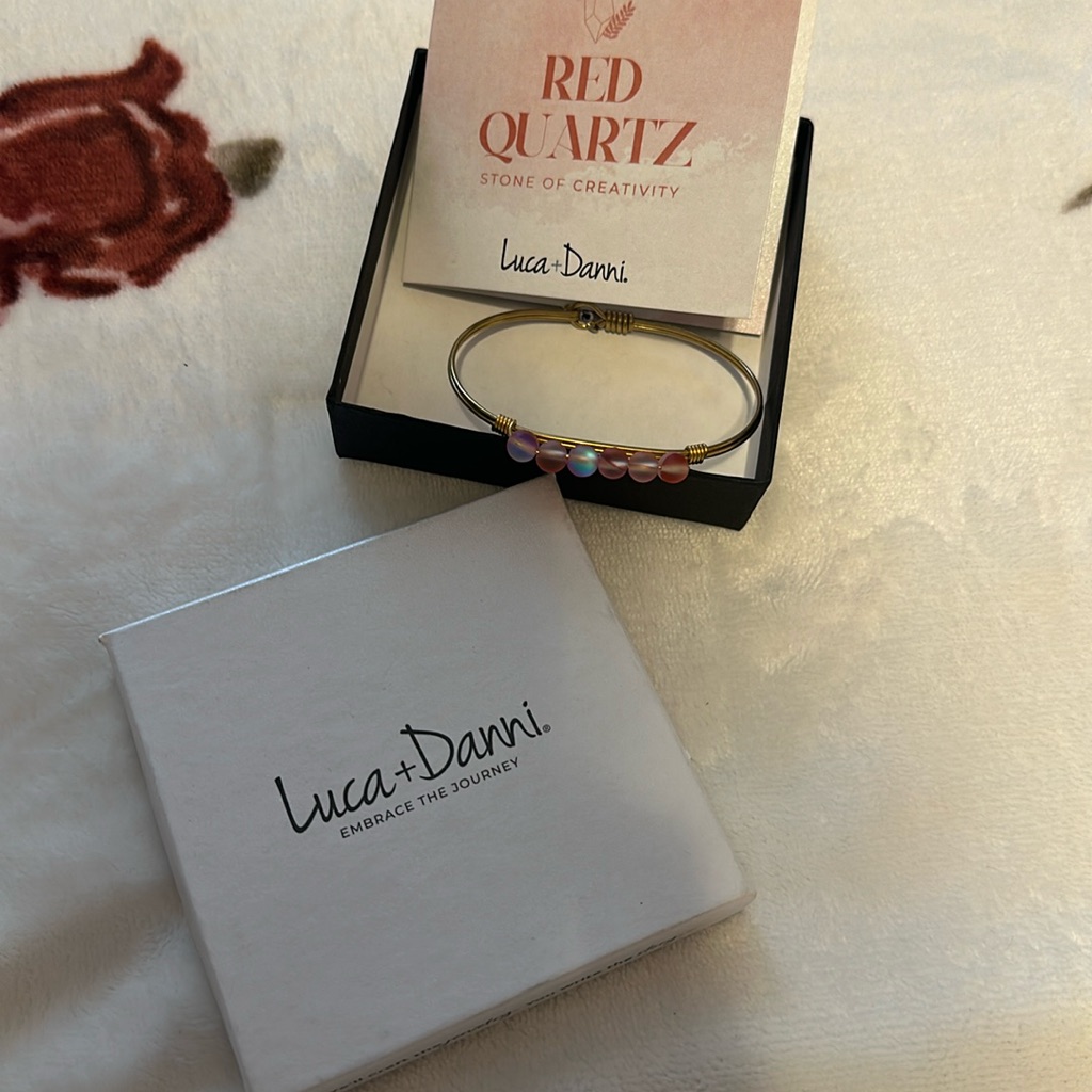 Never Worn Luca And Dani Red Quartz Bracelet 20$